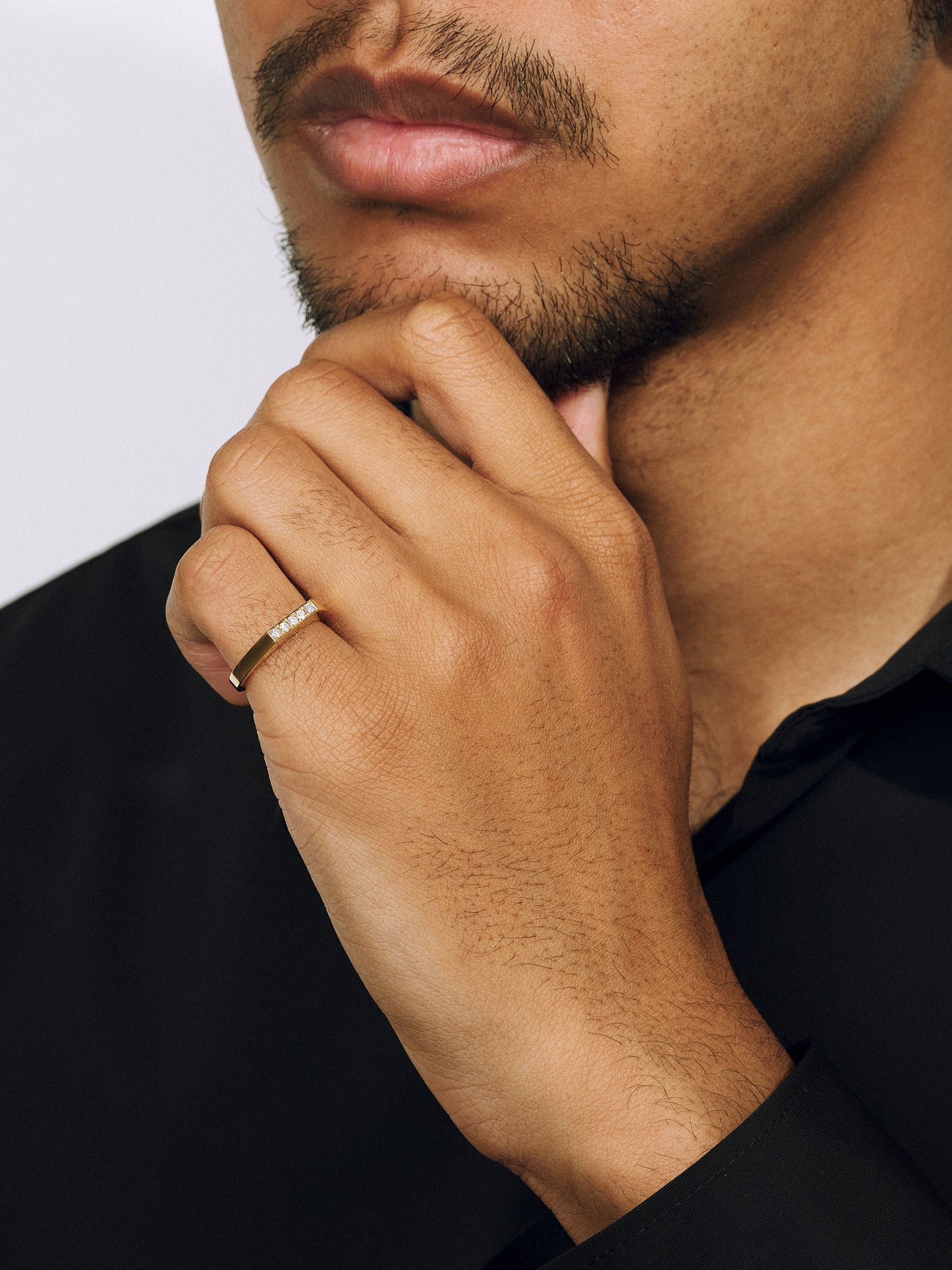OLIVIA DIAMOND RING AND EARCUFF