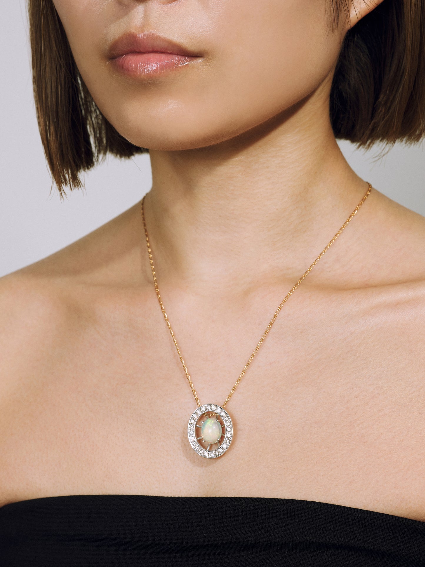ROSIE OPAL PENDANT&CHAIN SET(LARGE)　【HANA KOHARU着用】