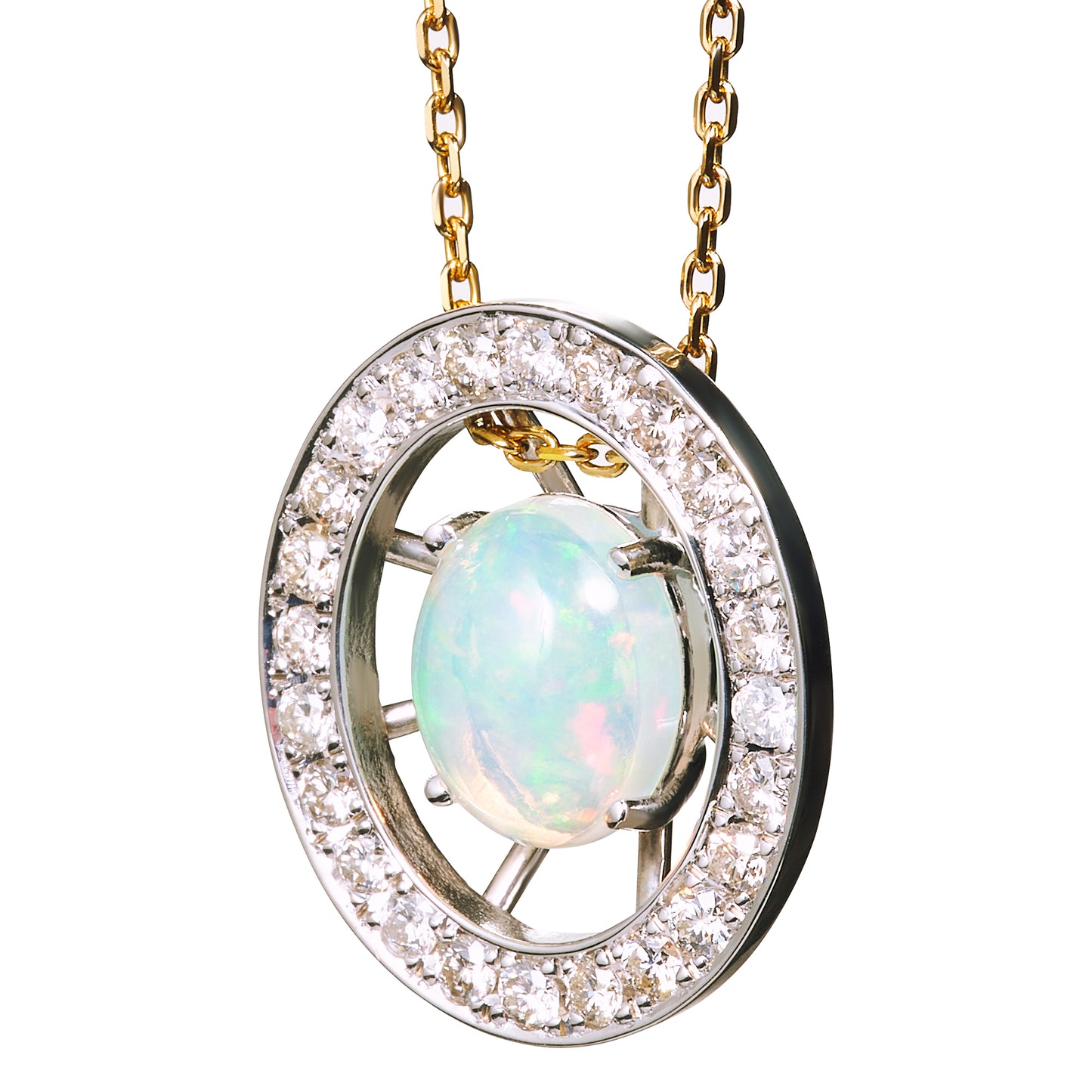 ROSIE OPAL PENDANT&CHAIN SET(LARGE)　【HANA KOHARU着用】