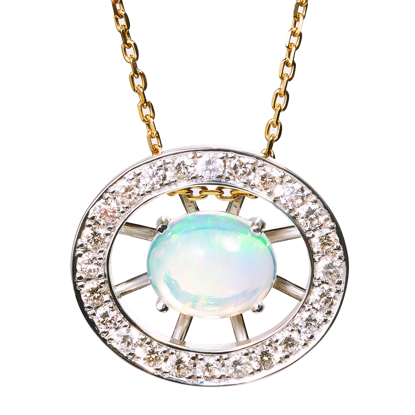 ROSIE OPAL PENDANT&CHAIN SET(LARGE)　【HANA KOHARU着用】